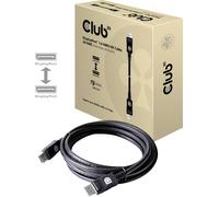 Câble de raccordement club3D DisplayPort Fiche mâle DisplayPort, Fiche mâle DisplayPort 3.00 m argent CAC-1060 8K UHD Câble