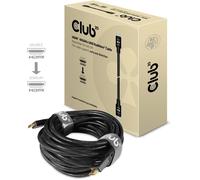 Câble de raccordement club3D HDMI Fiche mâle HDMI-A, Fiche mâle HDMI-A 15.00 m noir CAC-2314 4K UHD, ignifuge Câble HDMI