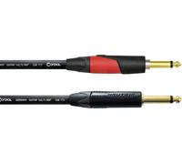 Câble de raccordement Cordial 11224 Jack instruments [1x Jack mâle 6,3 mm (mono) - 1x Jack mâle 6,3 mm (mono)] 6 m noir