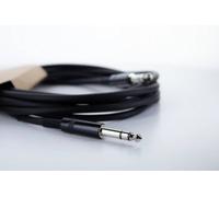 Câble de raccordement Cordial 14817 Jack audio [1x Jack mâle 6,3 mm (stéréo) - 1x Jack mâle 6,3 mm (stéréo)] 3 m noir gaine en