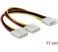 Câble de raccordement Delock alimentation 0.11 m noir