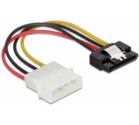 Câble de raccordement Delock alimentation 0.12 m noir