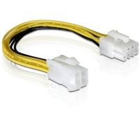 Câble de raccordement Delock alimentation 0.15 m multicolore