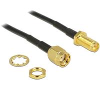 DELOCK Adaptateur HF RP-SMA -> RP-SMA à encastrer 200mm S