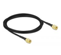Câble de raccordement Delock antenne WiFi [1x SMA mâle - 1x SMA mâle] 2 m noir