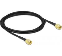 Câble de raccordement Delock antenne WiFi [1x SMA mâle - 1x SMA mâle] 2 m noir