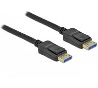 Câble de raccordement Delock DisplayPort Fiche mâle DisplayPort 5 m noir 80264 10K UHD, contacts dorés, blindage triple Câble DisplayPort