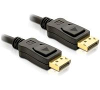 DeLock Câble DisplayPort mâle 82425 – 5 m, 4K, torsadé, contacts dorés, blindage tripl