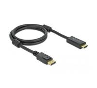 Câble de raccordement Delock DisplayPort / HDMI Fiche mâle DisplayPort, Fiche