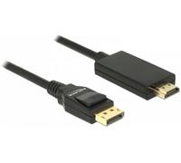 DELOCK 85317 - Câble Delock Prise DP 1.2 > prise HDMI-A, noir, 2 m