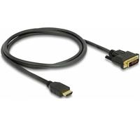 - Câble adaptateur - HDMI mâle pour DVI-D mâle - 1 m - triple blindage - noir - vis moletées