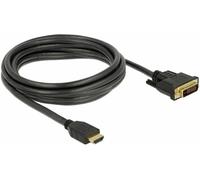 - Câble adaptateur - DVI-D mâle pour HDMI mâle - 3 m - triple blindage - noir - vis moletées