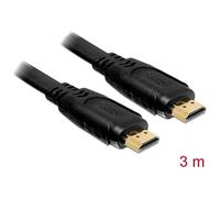 Câble de raccordement Delock HDMI Fiche mâle HDMI-A, Fiche mâle HDMI-A 3.00 m