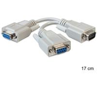 Câble de raccordement Delock série 0.17 m beige 65403 Câble DVI