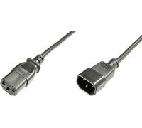Câble de raccordement Digitus alimentation [1x Secteur mâle C14 - 1x Secteur femelle C13] 1.20 m noir