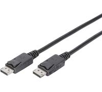 DisplayPort connection cable, DP M/M, 2.0m, w/interlock, DP 1.2, Ultra HD 4K, bl