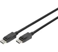 Câble de raccordement Digitus DisplayPort Fiche mâle DisplayPort, Fiche mâle DisplayPort 5.00 m noir AK-340106-050-S contact