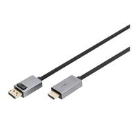 Câble de raccordement Digitus DisplayPort / HDMI Fiche mâle DisplayPort, Fiche