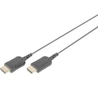 Câble de raccordement Digitus HDMI Fiche mâle HDMI-A 2 m noir, or DB-330120-020-S 4K UHD, blindage double, flexible, blindé, très