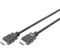 Câble de raccordement Digitus HDMI Fiche mâle HDMI-A, Fiche mâle HDMI-A 2.00 m noir DB-330123-020-S 4K UHD, canal de retour audio