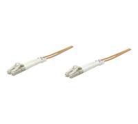 Câble de raccordement fibre optique Intellinet 470322 [1x LC mâle - 1x LC mâle] 50/125 µ Multimode OM2 3 m