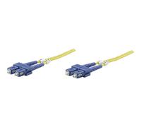 Patchcord INTELLINET SC/UPC-SC/UPC Duplex Single Mode OS2 1 m Jaune | 470605