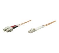 Câble de raccordement fibre optique Intellinet 471282 [1x LC mâle - 1x SC mâle] 62,5/125 µ Multimode OM1 5 m