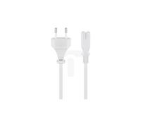 Câble de raccordement fiche Euro 3 m blanc 93987
