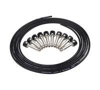 Câble de raccordement flexible pour pédale de guitare sans soudure 3 m pour basse