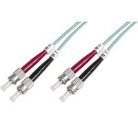 Câble de raccordement FO Digitus DK-2511-05/3 [1x ST mâle - 1x ST mâle] 50/125 µ Multimode OM3 5.00 m