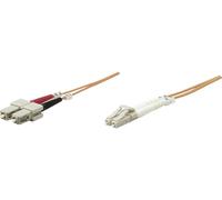 Câble de raccordement fibre optique Intellinet 471275 [1x LC mâle - 1x SC mâle] 62,5/125 µ Multimode OM1 3 m