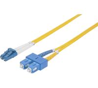 intellinet 473972 Glasfaser LWL Fiber Optic Kable Duplex LC/SC (9/125) OS2 2m ge