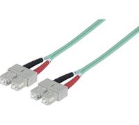 750844 câble de fibre optique ? câble de fibre optique (sc, sc, mâle mâle, bleu, multi-mode, low smoke zero halogen (