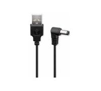 Câble de raccordement - GOOBAY - USB A vers DC 5.5x2.1 - 5V - 1 m - noir