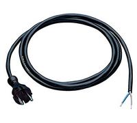 Câble de raccordement H07RN-F 2 x 1 mm² - Longueur 5 m - Avec fiche contour - Noir