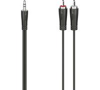 Câble de raccordement Hama 00200720 Jack / Cinch-RCA audio [1x Jack mâle 3.5 mm - 2x Cinch-RCA mâle]
