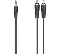 Câble de raccordement Hama 00205110 Jack / Cinch-RCA audio [2x Cinch-RCA mâle - 1x Jack mâle 3.5