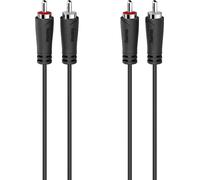 Câble de raccordement 00205257 Cinch-RCA audio [2x Cinch-RCA mâle - 2x Cinch-RCA mâle] 1.5 m noir