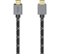 Câble de raccordement Hama HDMI Fiche mâle HDMI-A, Fiche mâle HDMI-A 2.00 m gris, noir 00200504 U