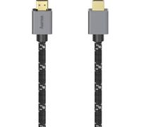 Câble de raccordement Hama HDMI Fiche mâle HDMI-A, Fiche mâle HDMI-A 2.00 m gris, noir 00200504 U