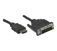 Câble de raccordement HDMI vers DVI - MANHATTAN - 3m - Noir