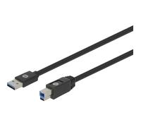 Câble de raccordement - HP - USB 2.0 Type A → USB 3.0 Type B - 1 m - Noir - USB 2.0