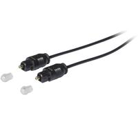 Câble de raccordement Kash 30L500 [1x Toslink mâle (ODT) - 1x Toslink mâle (ODT)] 0.50 m noir contacts dorés