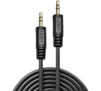 Câble de raccordement LINDY 35640 Jack audio [1x Jack mâle 3.5 mm - 1x Jack mâle 3.5 mm] 25.00 cm noir