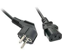 Câble de raccordement LINDY alimentation [1x Prise mâle + contact de protection - 1x Secteur femelle C13] 2.00 m noir