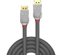 Câble de raccordement LINDY DisplayPort Fiche mâle DisplayPort, Fiche mâle DisplayPort 1.00 m gris 36301 Câble DisplayPort