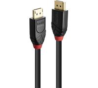 Câble de raccordement LINDY DisplayPort Fiche mâle DisplayPort, Fiche mâle DisplayPort 5.00 m noir 41167 8K UHD, contacts doré