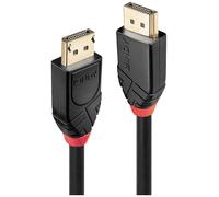 Câble de raccordement LINDY Fiche mâle DisplayPort, Fiche mâle DisplayPort 10.00 m noir 41078 Câble DisplayPort