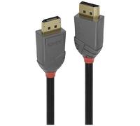 Anthra Line - Câble DisplayPort - DisplayPort (M) pour DisplayPort (M) - DisplayPort 1.2 - 7.5 m - rond, support 4K - noir