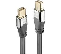 Câble de raccordement LINDY Fiche mâle Mini DisplayPort, Fiche mâle Mini DisplayPort 2.00 m gris 36307 Câble DisplayPort